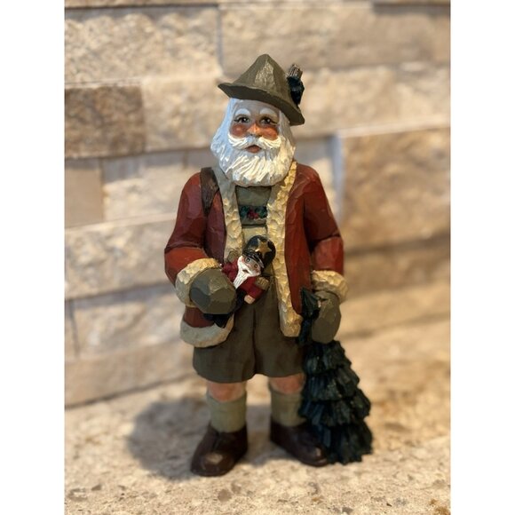 Blue Mountain Collectibles German Santa Figurine Christmas Around the World 7” - Picture 1 of 11